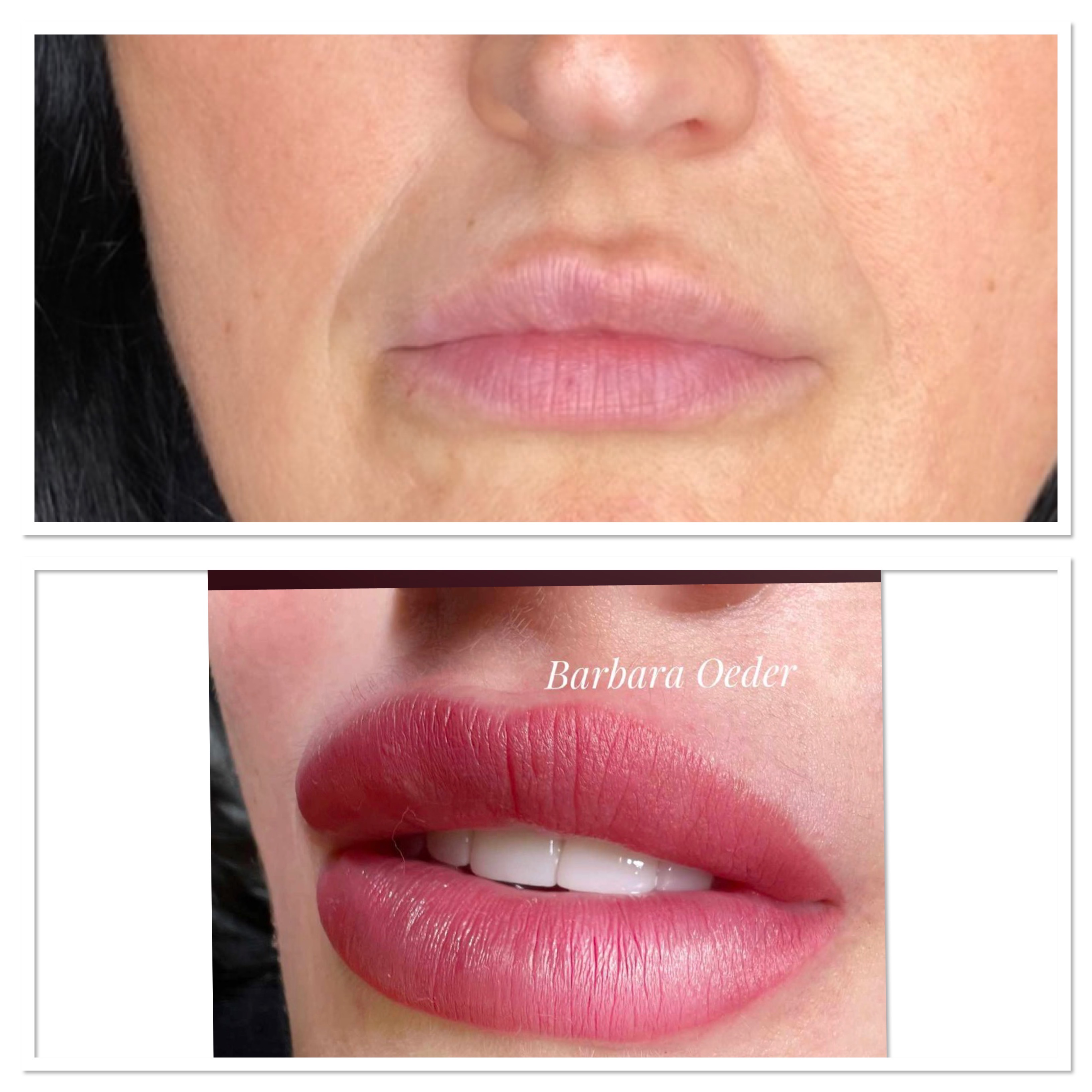 Permanent Makeup Der Lippen