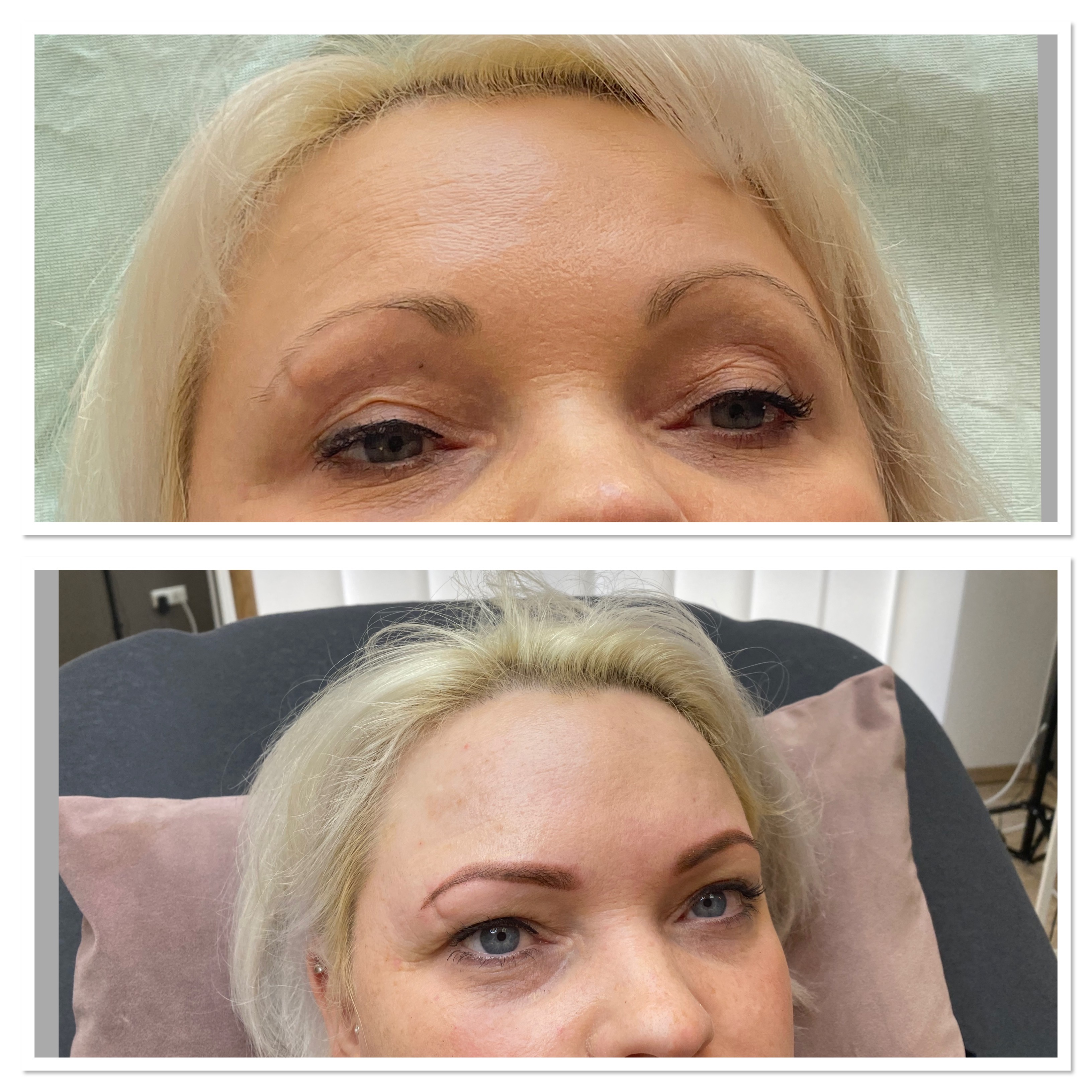 Permanent Make-up der Augenbrauen