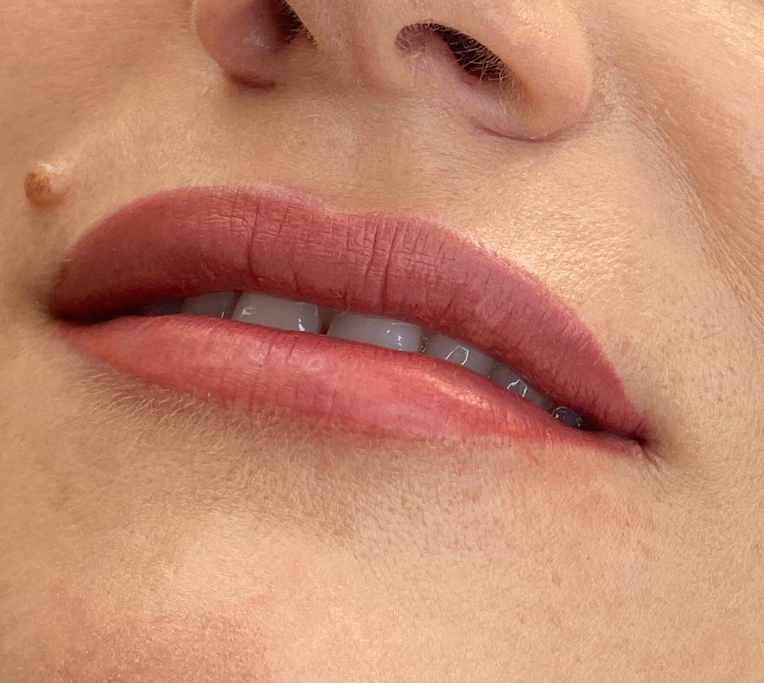 Permanent Makeup Der Lippen