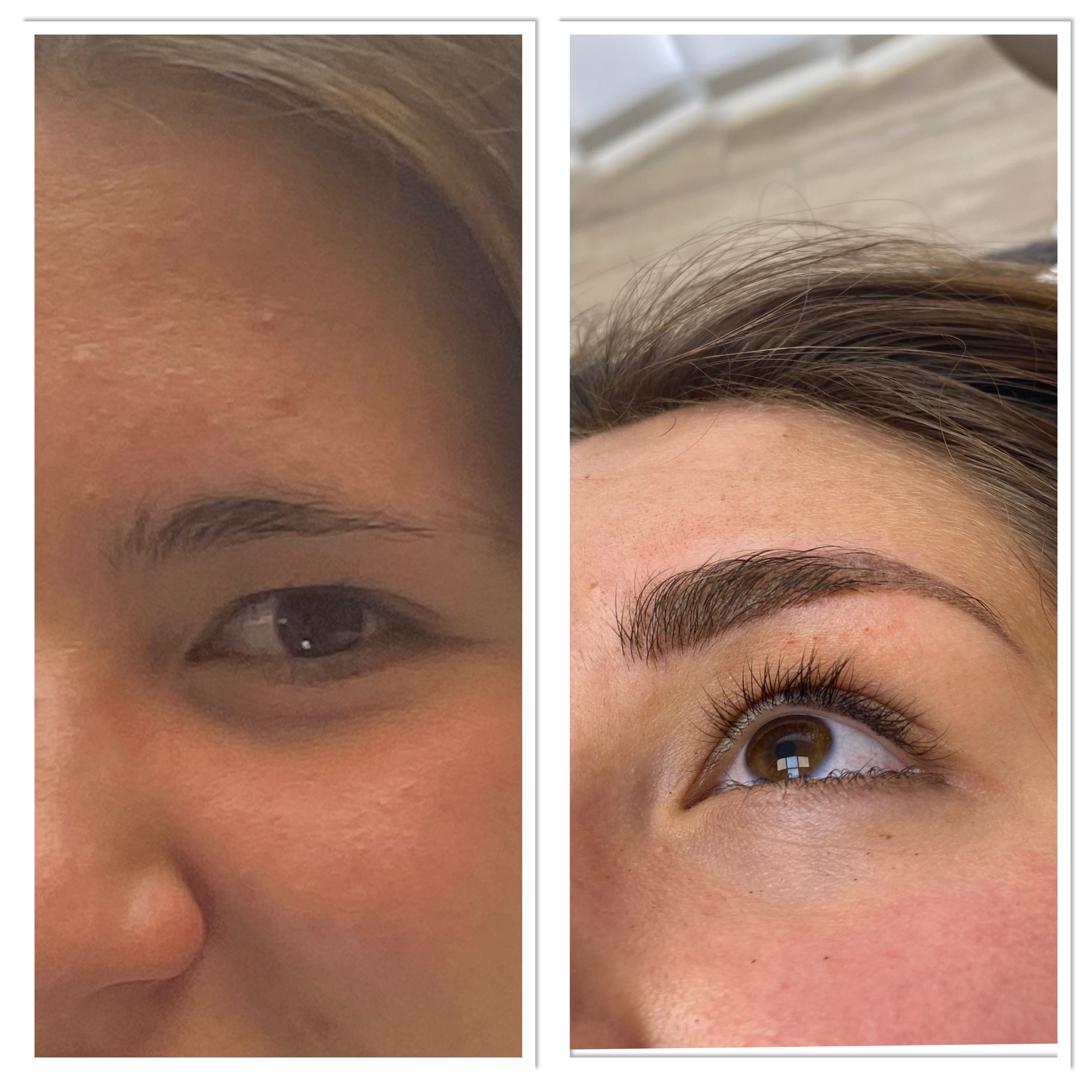 Permanent Makeup der Augenbrauen
