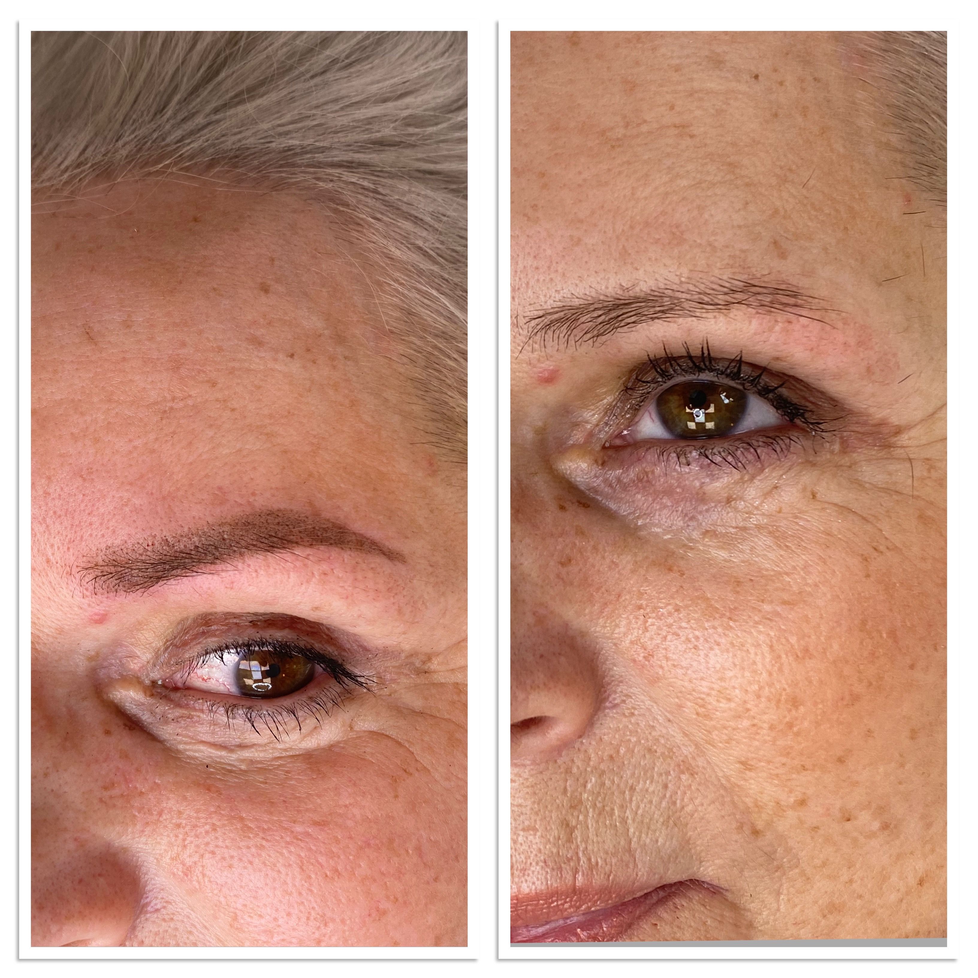 Permanent Make-up der Augenbrauen
